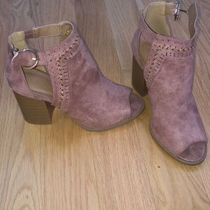 Charlotte Russe Suede heels!